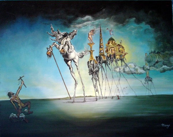 Сальвадор дали Swans reflectionelephats