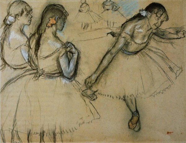 Дега Эдгар зеленая танцовщица