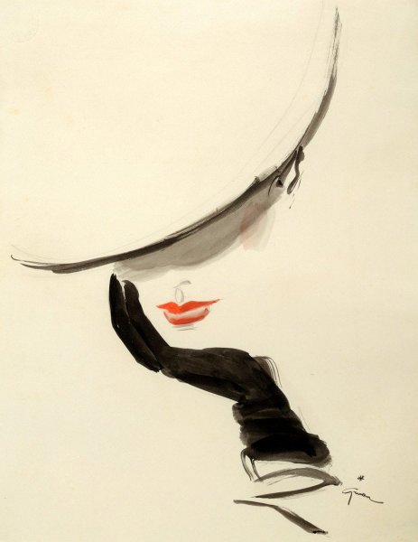 Рене Грюо женский портрет