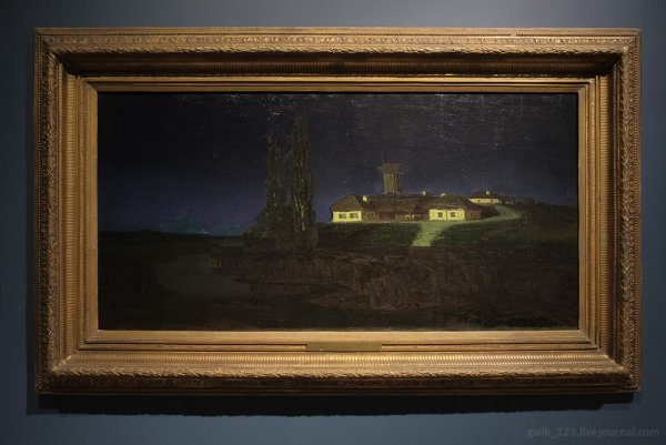 Куинджи Лунная ночь Третьяковская галерея
