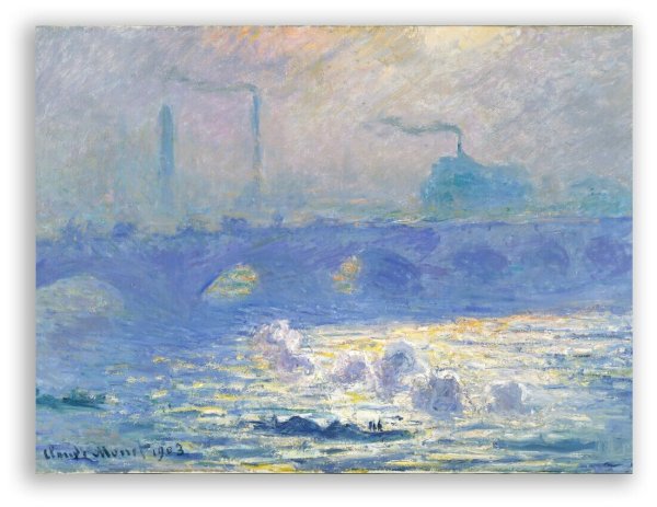 Клод Моне мост Ватерлоо