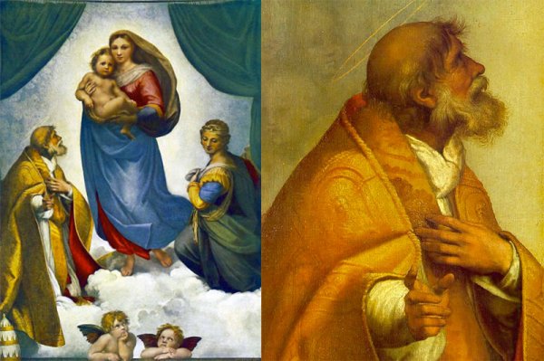 Рафаэль. Сикстинская Мадонна. 1513-1514.