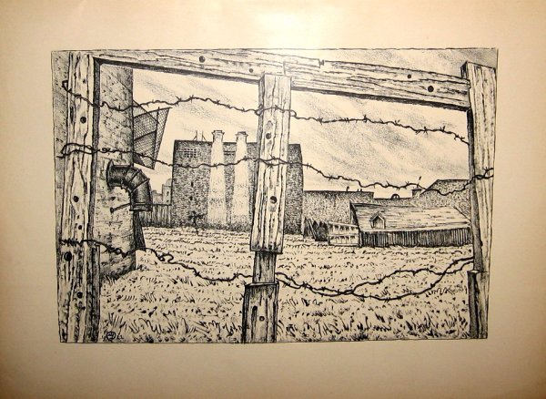 Мстислав Добужинский город в Николаевское