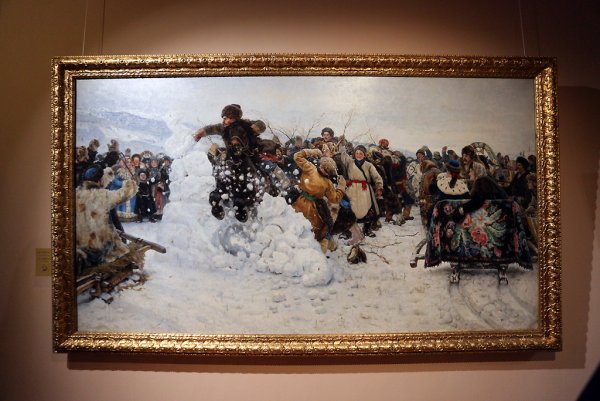 В.И.Суриков. Взятие снежного городка 1891 г.