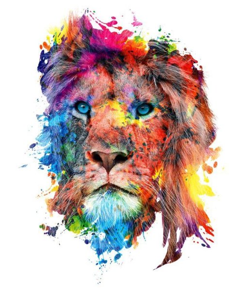 Разноцветный Лев