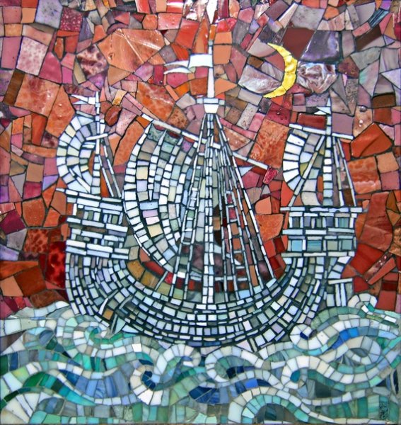 Пейзаж в мозаике