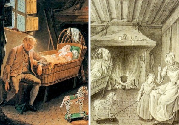 Мужчина и колыбель Ивана Якимова