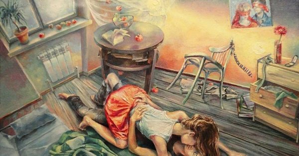 Мужчина и колыбель