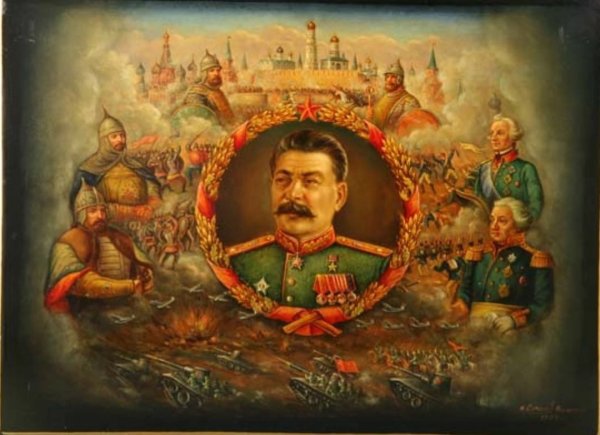 Полотна со Сталиным