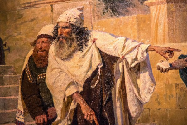 «Христос и грешница» Василия Поленова