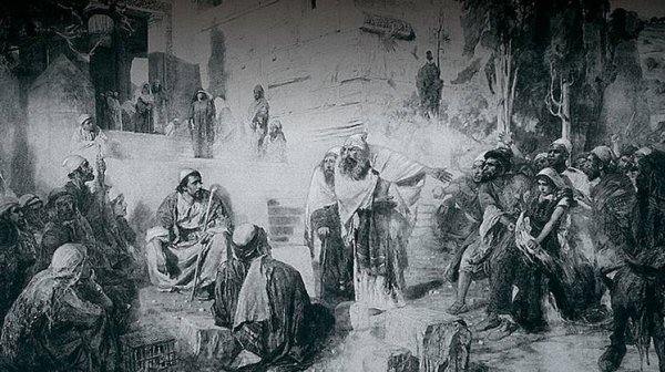 Христос и блудница Поленов