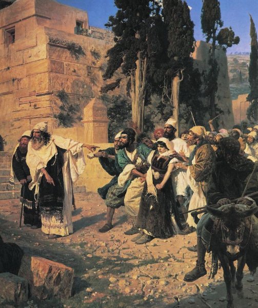 Василий Дмитриевич Поленов Христос и грешница