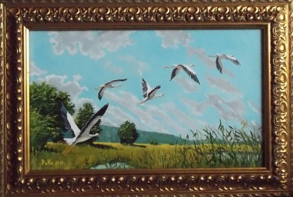 Картина Тихого Аисты