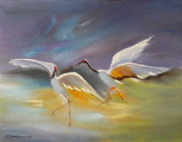 Семья аистов