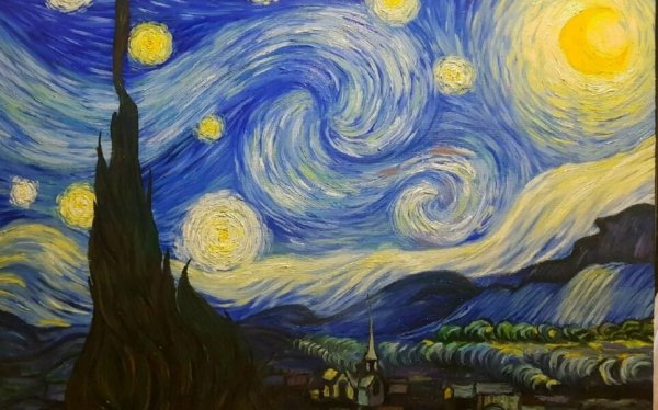 Леонардо да Винчи Звездная ночь