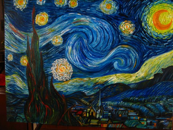Звездная ночь Ван Гог 1889