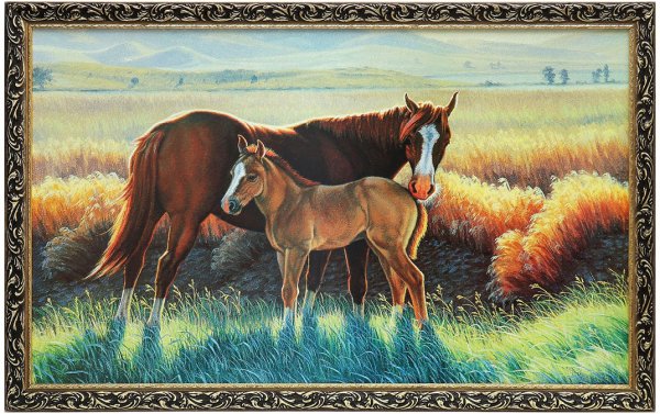 Рассказывание по картине лошадь с жеребенком