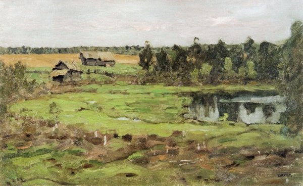 Левитан Саввинская Слобода под Звенигородом