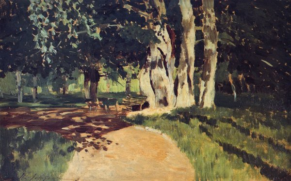 Исаак Ильич Левитан дуб