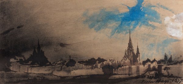 Виктор Гюго кофейная живопись