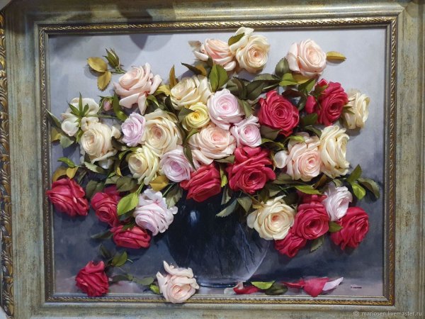 Картина букет роз