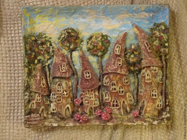 Панно папье маше