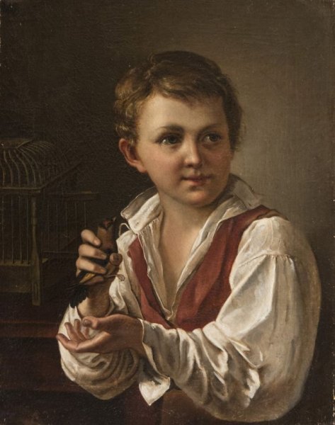 Василий Андреевич Тропинин Золотошвейка