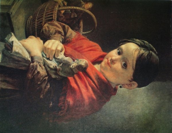 Василий Тропинин портреты детей