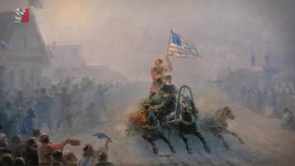 Раздача продовольствия» Иван Айвазовский, 1892