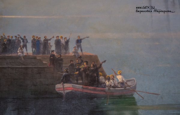 Картина Айвазовского корабль продовольствия