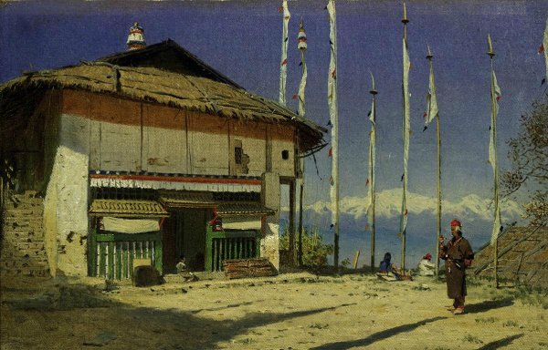 Верещагин повозка богатых людей в Дели