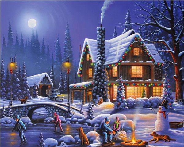 Новогодний пейзаж