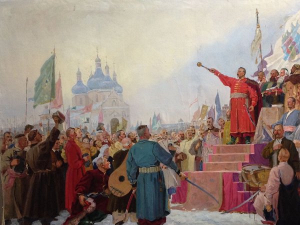 Богдан Хмельницкий Переяславская рада 1654