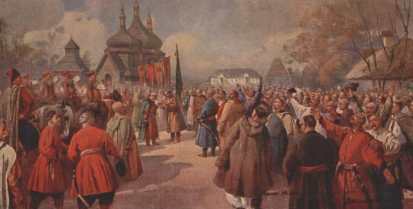 Богдан Хмельницкий картина 1654