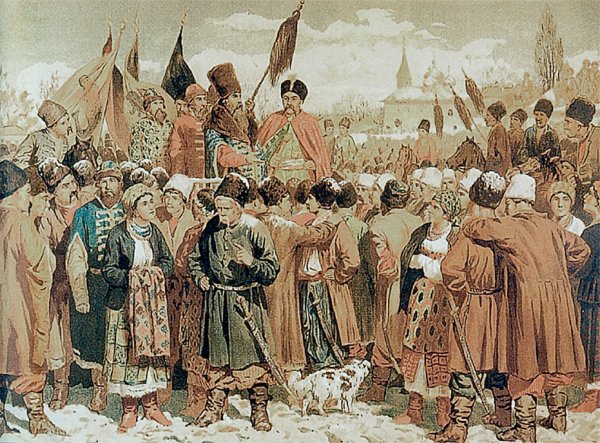 Богдан Хмельницкий Переяславская рада 1654
