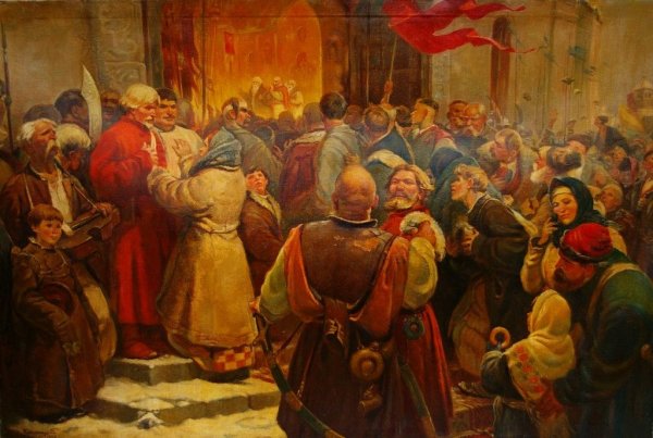 Переяславская рада картина Репина