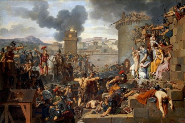 Брюллов Карл Нашествие Гензериха на Рим