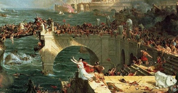 Томас Коул. «Падение империи». 1837