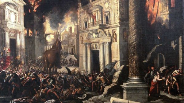 Разграбление Рима Аларихом картина