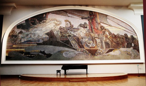 Врубель панно принцесса греза