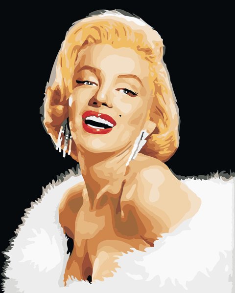 Портреты Мэрилин Монро цветные