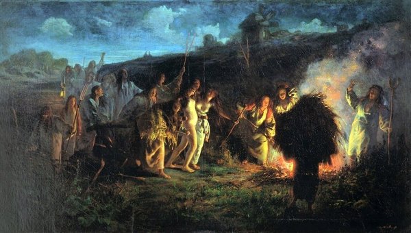 Григорий Григорьевич Мясоедов "опахивание" (1876)