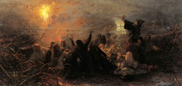 Григорий Григорьевич Мясоедов Самосожигатели