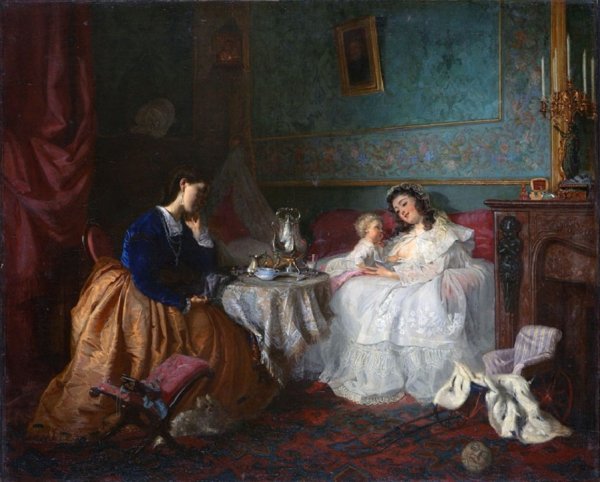 Григорий Григорьевич Мясоедов (1834 - 1911): "смотрины невесты"