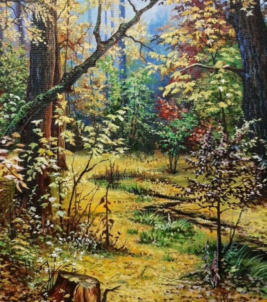 Григорий Мясоедов осеннее утро. 1893. .