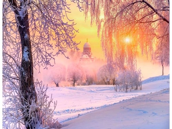 Ярцев Юрий художник зимний пейзаж