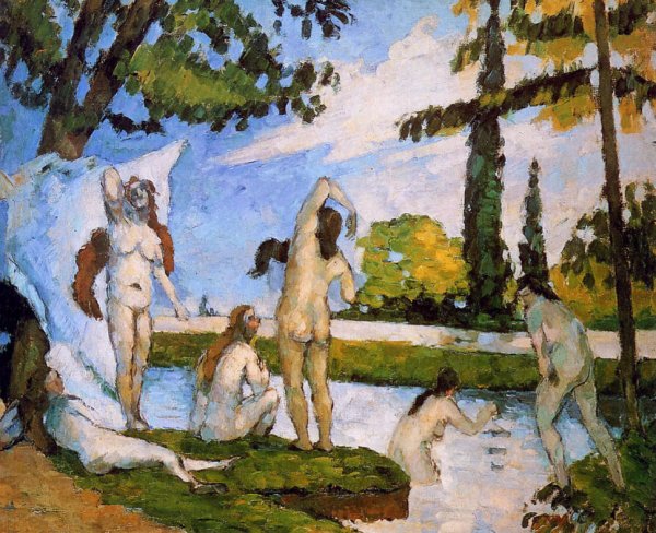 Сезанн купальщицы