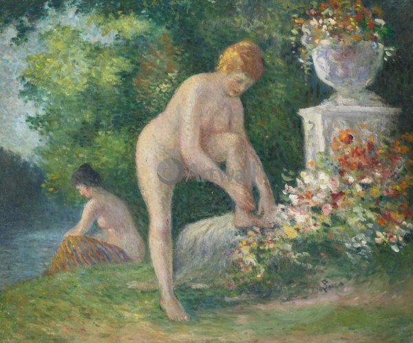 Клод Моне купальщицы