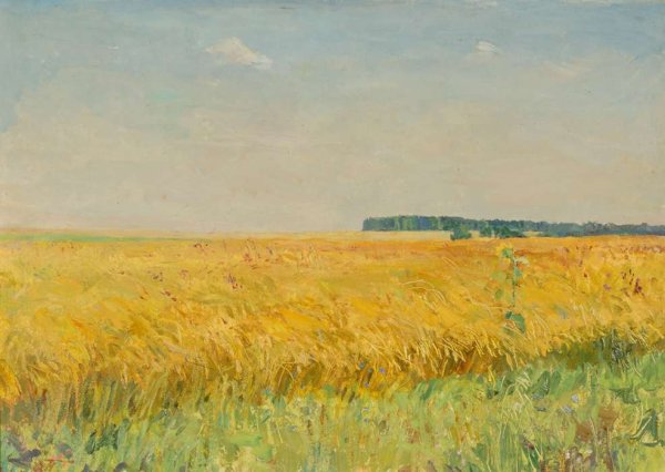 Пластов Аркадий Александрович (1893 - 1972) поле пшеницы. 1960