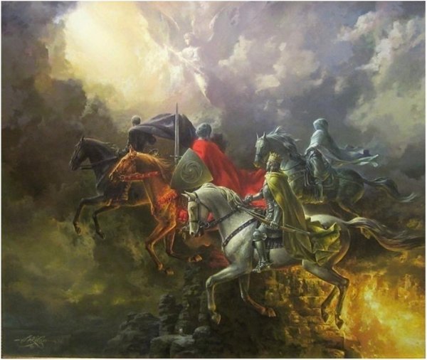 Четыре всадника апокалипсиса Васнецов